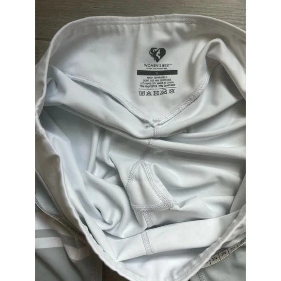 Like‎ new Women's best medium white gray Leggings - Picture 11 of 12